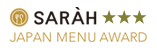SARAH JAPAN MENU AWARD